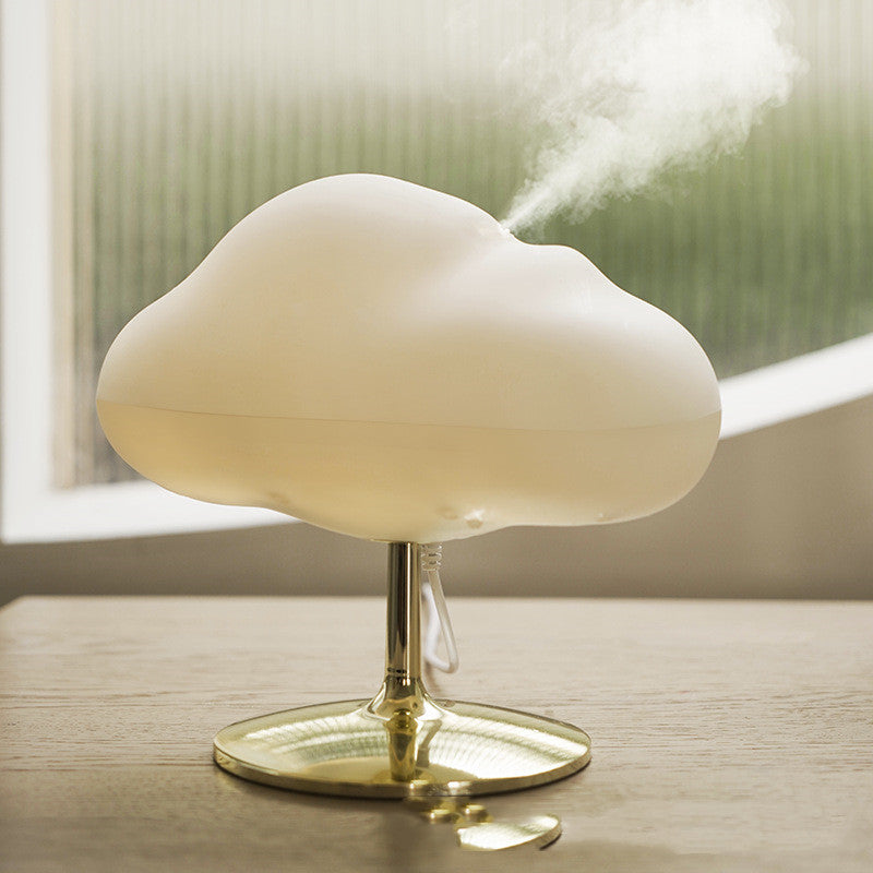 Cloud-Shaped Colorful Atmosphere Light Humidifier Household Silent Bedroom Pregnant Women And Babies Can Use Aroma Diffuser