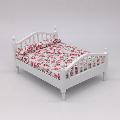 Small Floral Bedroom Bed Linen Mini Furniture